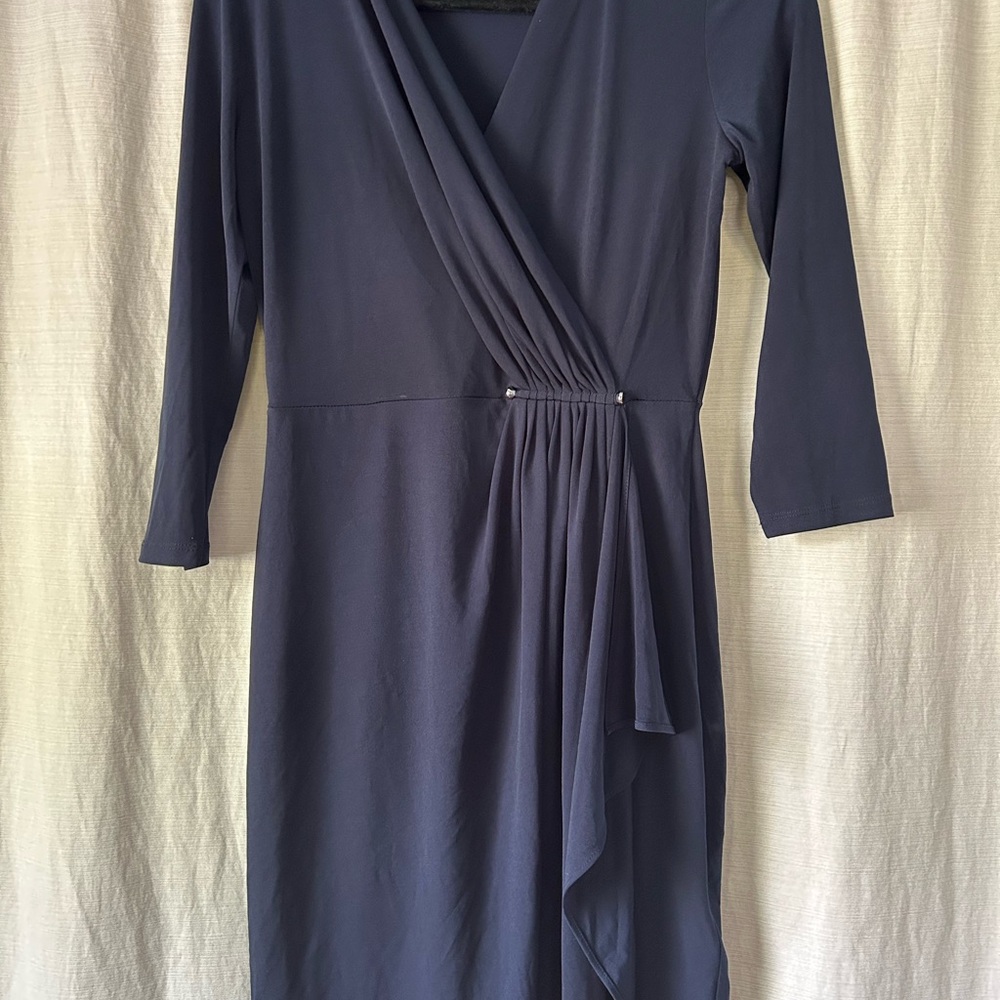 Michael Kors Navy Long Sleeve Dress